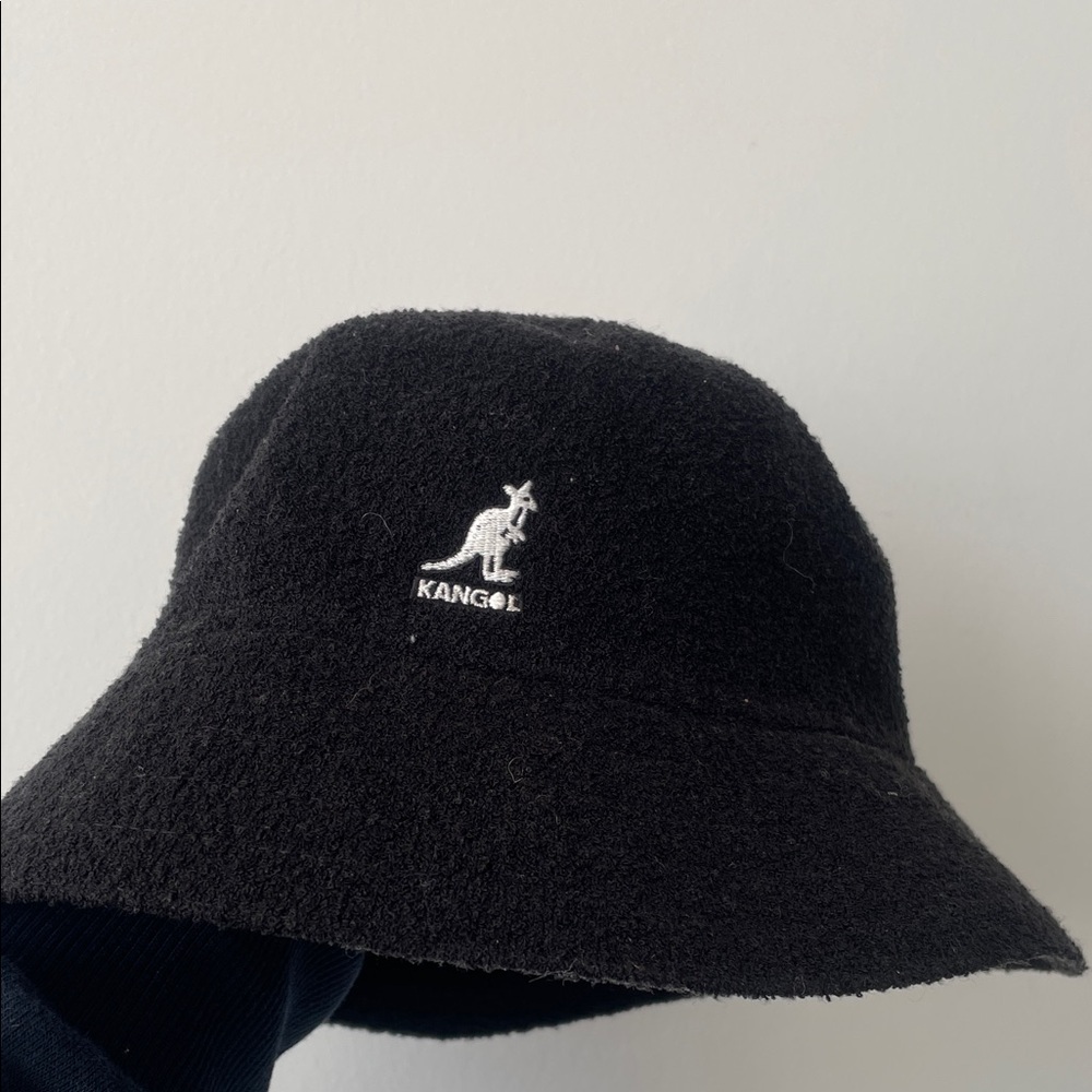 Kangol Classic Black Fleece Hat